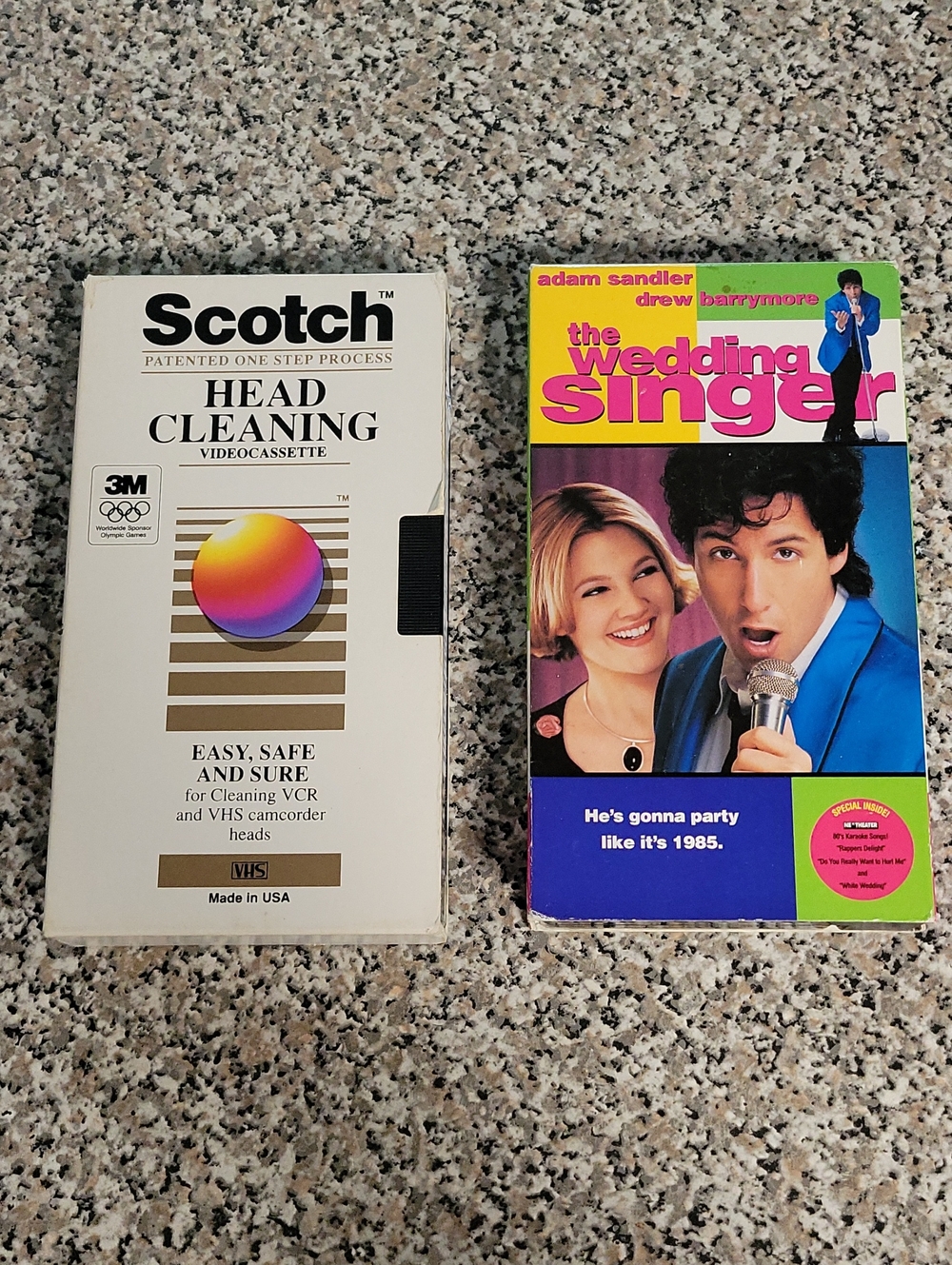 The Wedding Singer & Scotch Head Cleaning Tape